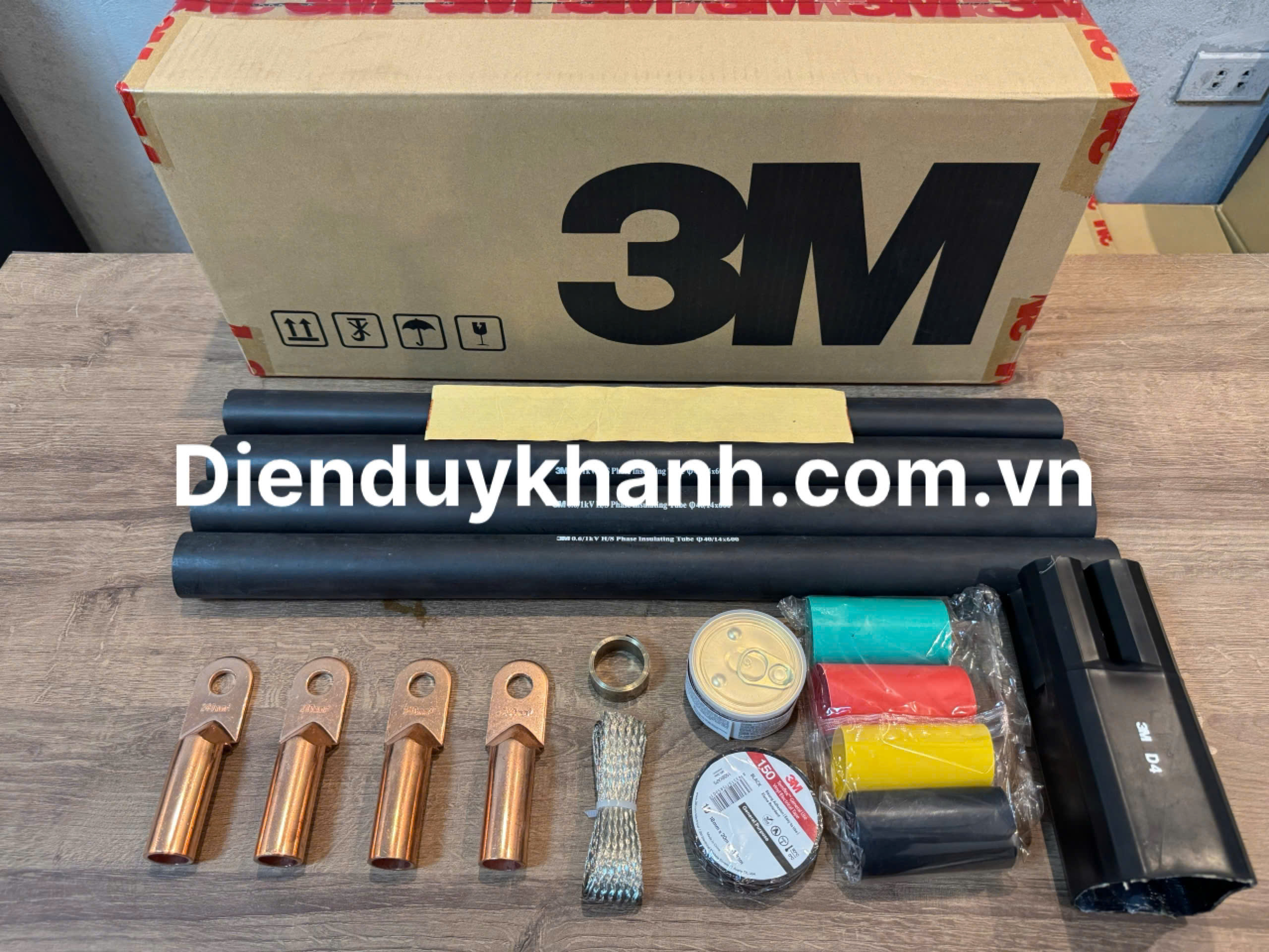 Đầu Cáp Co Nhiệt Hạ Thế 4x240mm2 3M Chính Hãng Giá Rẻ